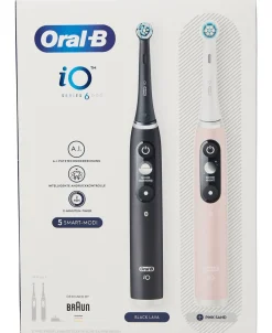 Braun Oral-B iO Series 6 Black Lava/Pink DUO