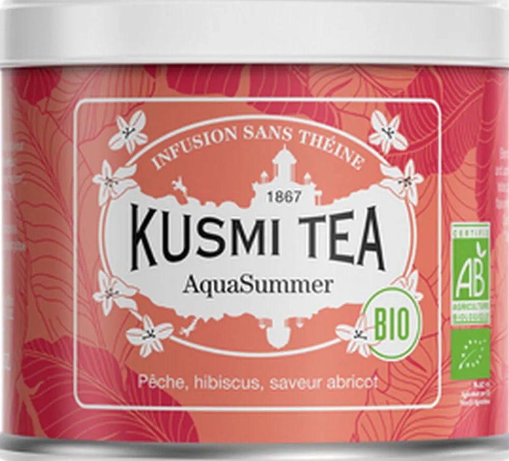 Organic AquaSummer- Metal tin 100gr/3.5oz.>Kusmi Tea Outlet