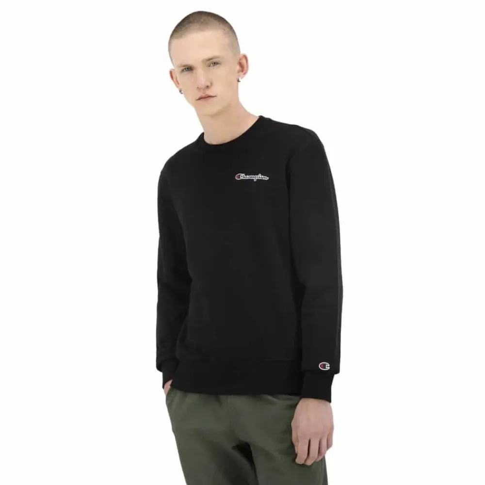 Organic Cotton Blend Small Script Logo sweatshirt>Champion Online