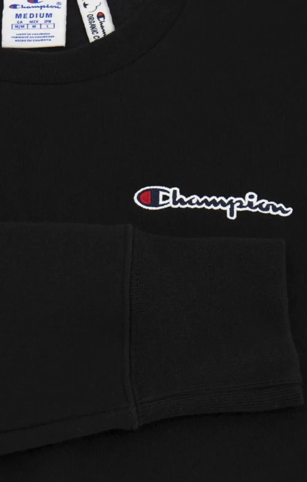 Organic Cotton Blend Small Script Logo sweatshirt>Champion Online