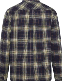 Knowledge Cotton Apparel Organic Cotton Checked Flannel Shirt GOTS Blue check New