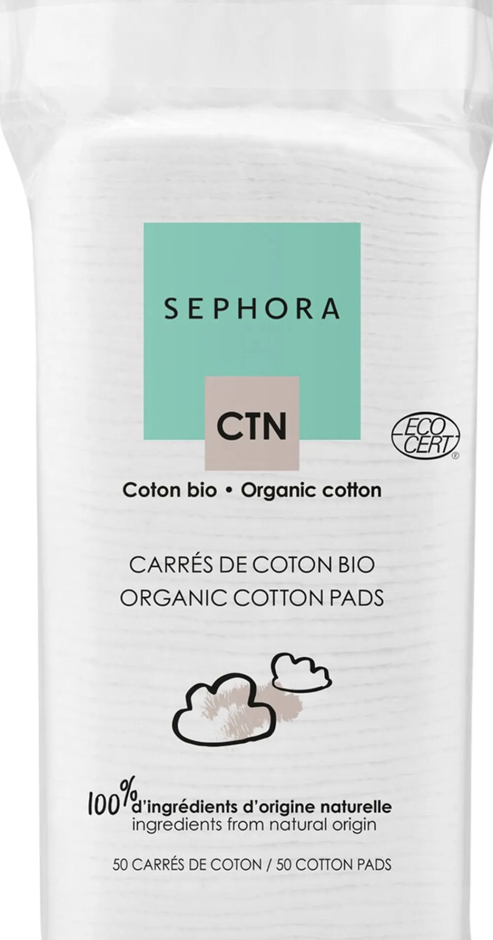 Organic Cotton Pads - Vatrondeller>Sephora Collection New
