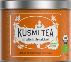 Organic English Breakfast - Metal tin 100gr/3.52oz.>Kusmi Tea Online