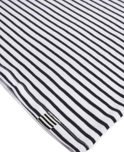 Mads Nørgaard - Copenhagen Organic Favorite Stripe Teasy White/black Hot