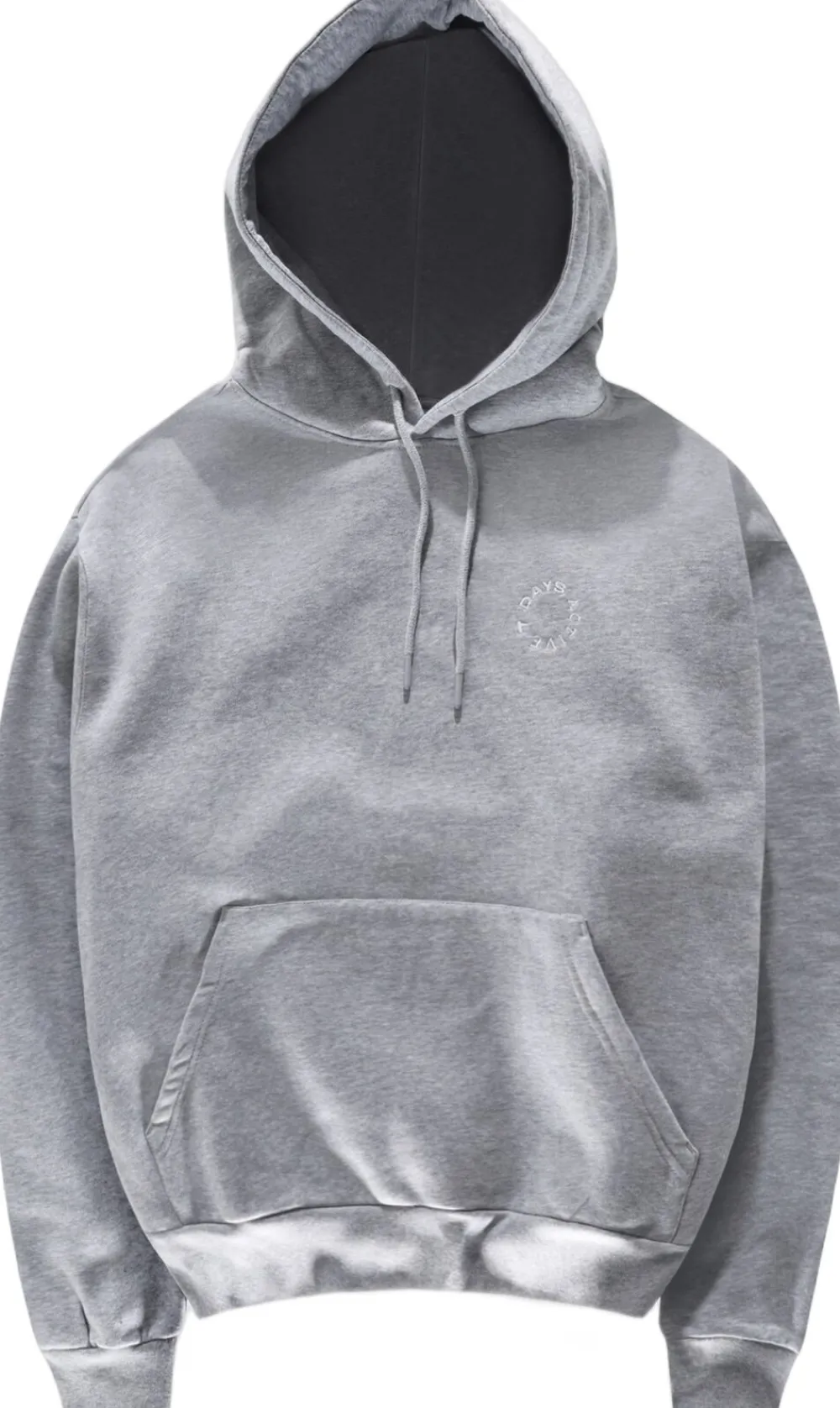 7 Days Active Organic Regular Hoodie 022 heather grey Hot