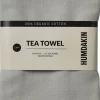 Humdakin Organic tea towel 2 pack Stone
