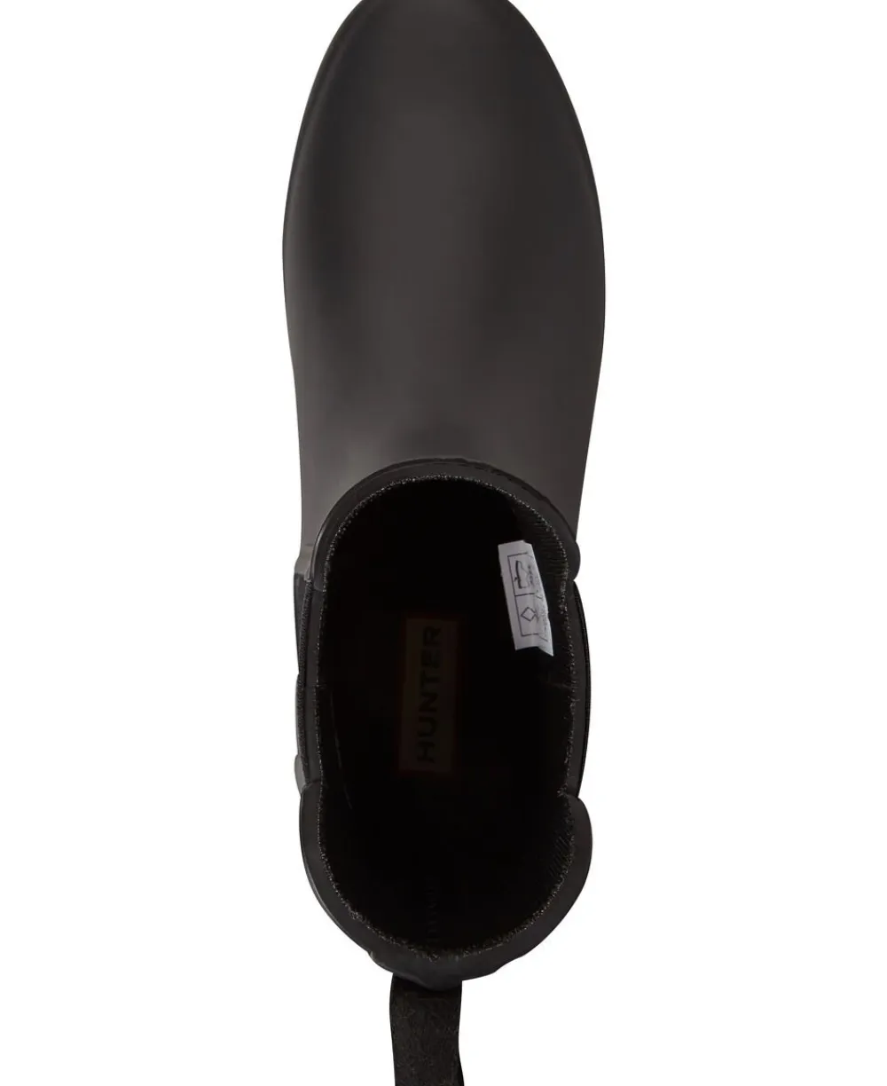 Hunter Orig Refined Chelsea Black Discount