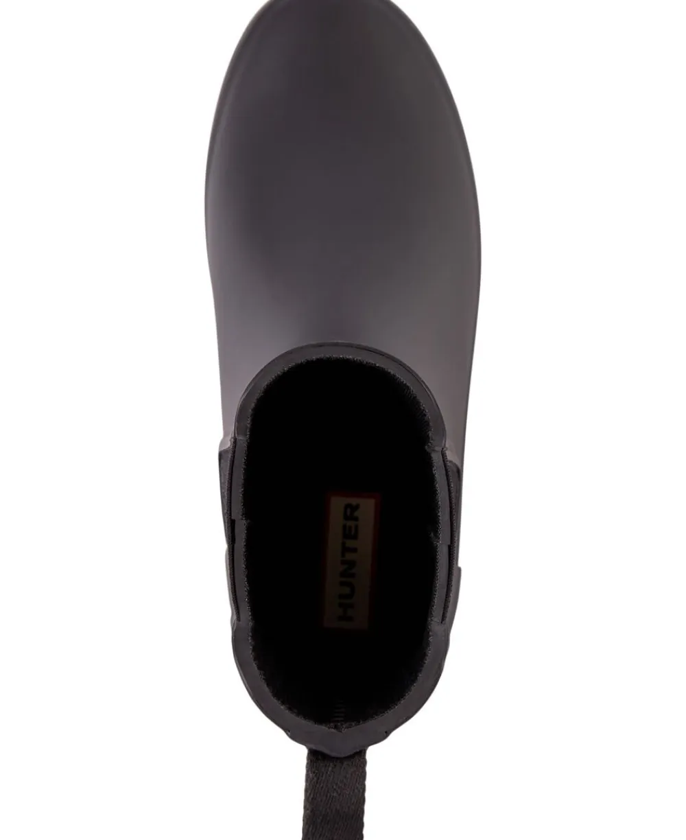 Hunter Orig Refined Chelsea Black Discount