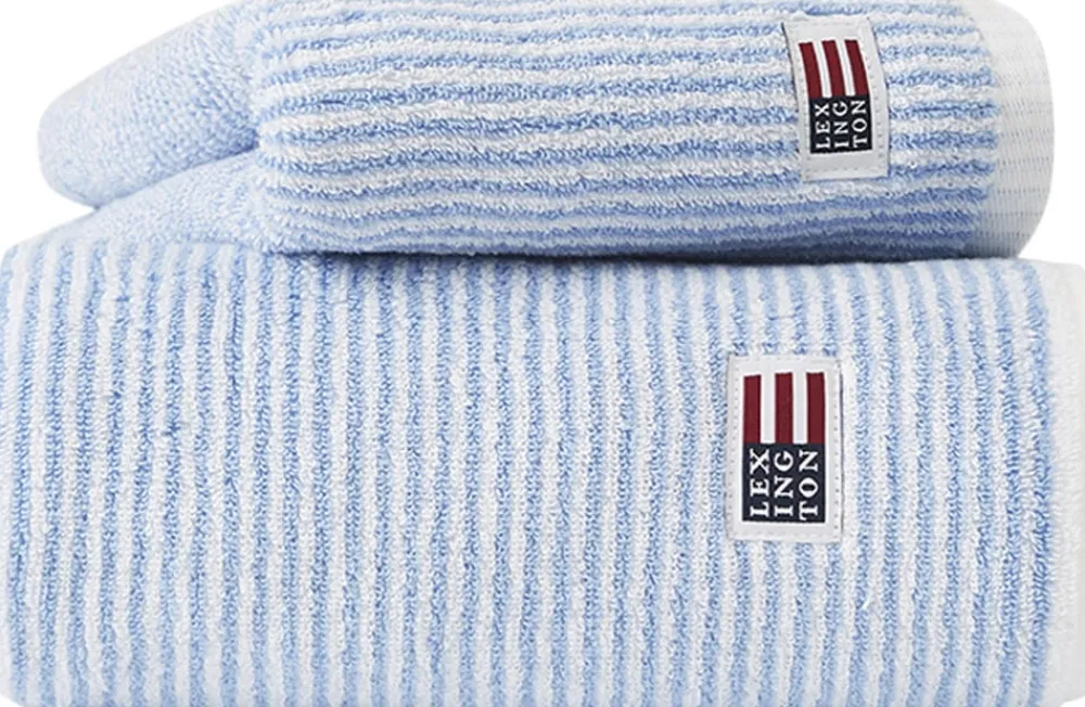 Original Towel White/Blue Striped>Lexington Sale