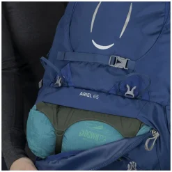 Osprey Ariel 65 ltr. vandrerygsæk, dame Blå Hot