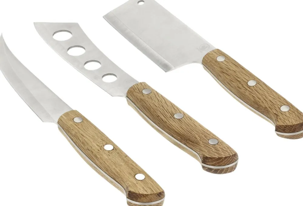 Morsø Ostesæt Foresta 3 dele Eg/Rustfrit stål