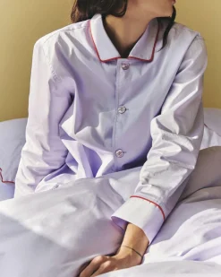 Outline Pyjama L/S Shirt-S/M-Lavend><noscript><img width=