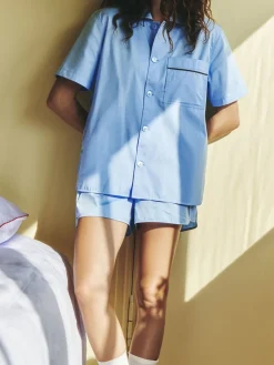 Dame Hay Outline Pyjama S/S Shirt-M/L-Soft b