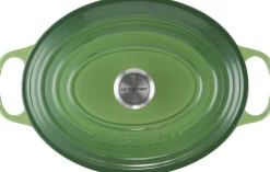 Le Creuset Oval støbejernsgryde 6,3 L Bamboo Green Best