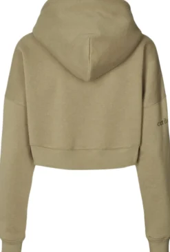 Dame Carite Oversized Crop hættetrøje