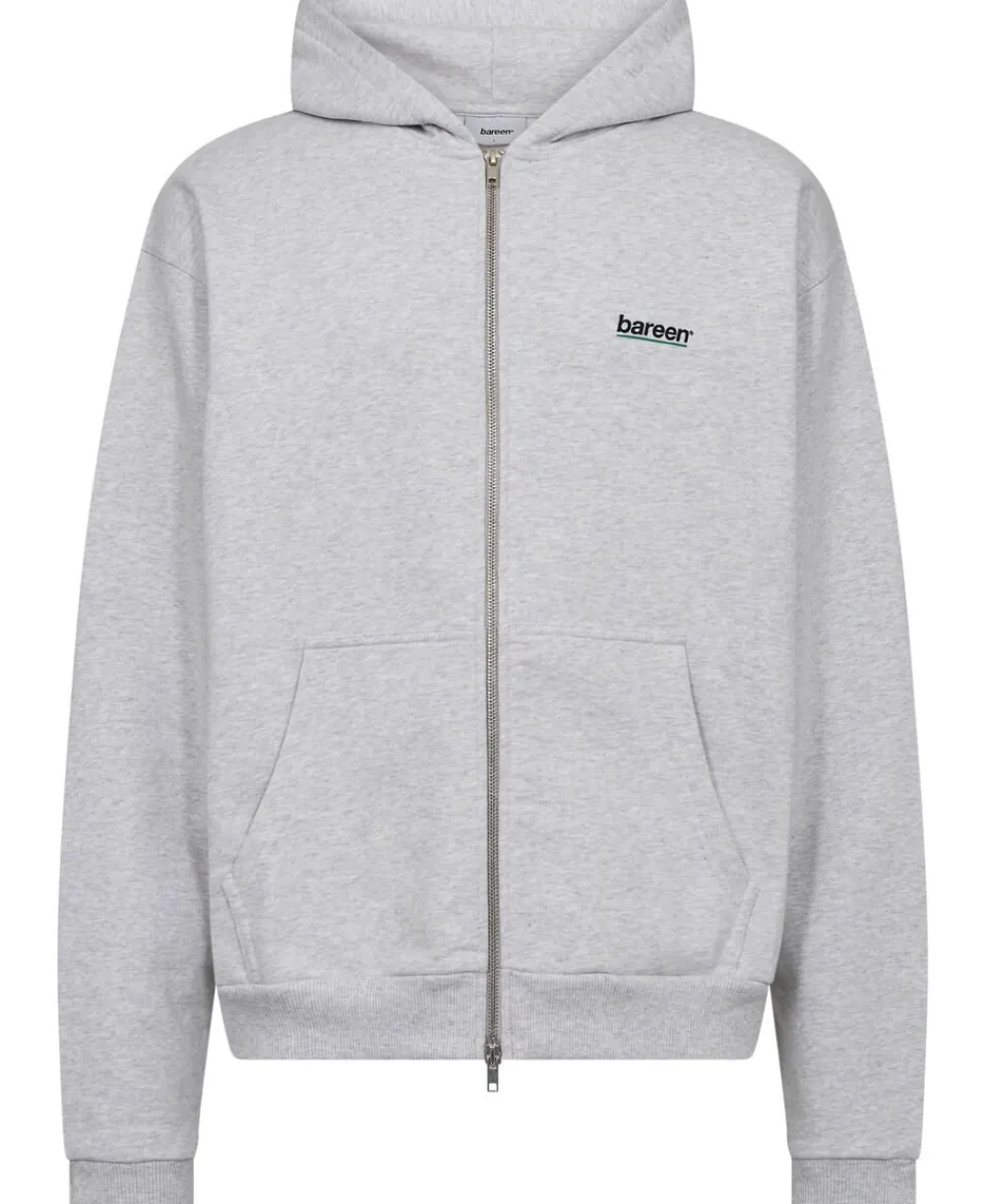 Bareen Oversized Zip Hoodie - All-Field-Apparel Cloudy grey Outlet