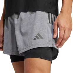 adidas OWN THE RUN 2-IN-1 SHORTS Grå Hot