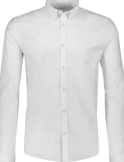 Lindbergh Oxford skjorte slim fit Hvid