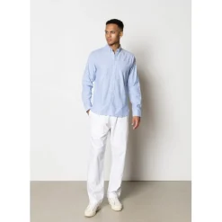 Clean Cut Copenhagen Oxford Stretch Plain L/S Light blue Hot