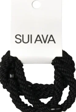 SUI AVA 4-pack Basic Essentials Elastics Black beauty Discount