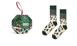 Happy Socks 1-Pack Snow Globe Sock Gift Set Dark green New