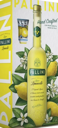 Lyngby Vinkælder Pallini Limoncello med Håndlavet Keramikkop Online