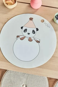 OYOY MINI Panda Pompom Dækkeserviet Clearance