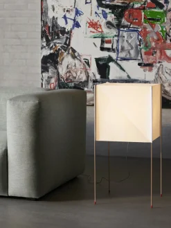 Paper Cube Floor Lamp-ECOPET Paper>Hay