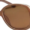 Pilgrim PARKER oversized retro sunglasses light brown Discount