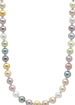 Nialaya Pastel Necklace with Stainless Steel Pearl Online