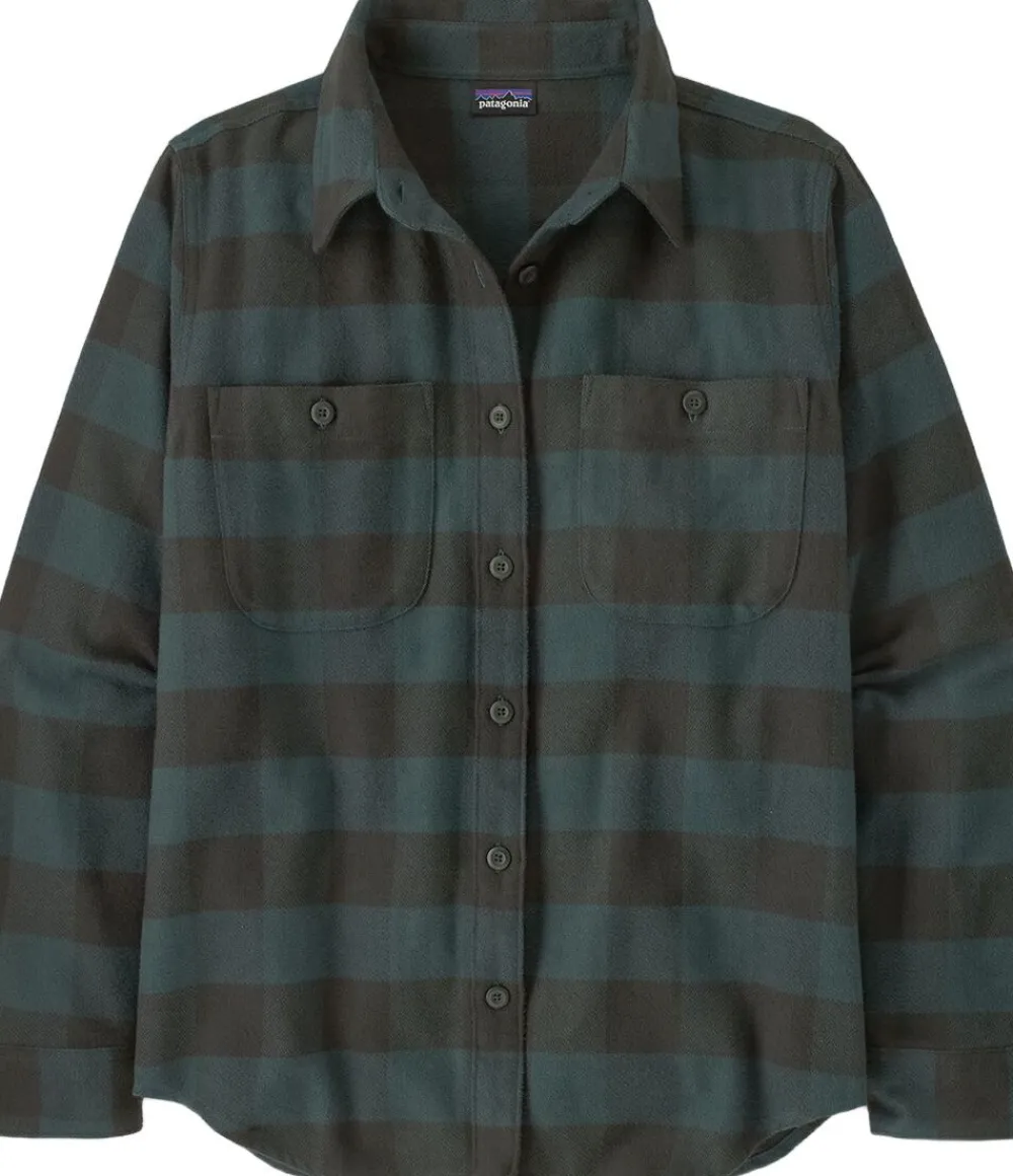 Patagonia Fjord Flannel Shirt, herre Gr&oslash;n Outlet