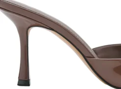 Dame MANGO Patent leather effect heeled sandal