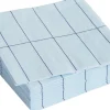 Pattern Napkins-Set of 20 Cocktail-Light blue and blue grid>Hay New