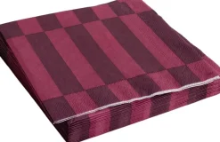 Pattern Napkins-Set of 20 Dinner-Bordeaux and wine>Hay Clearance