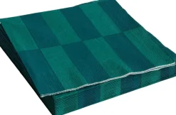 Hay Pattern Napkins-Set of 20 Dinner-Green and dark green