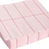 Hay Pattern Napkins-Set of 20 Lunch-Light pink and red grid Best