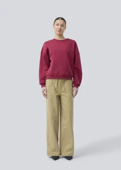 Modström Paulamd sweat Rumba red New