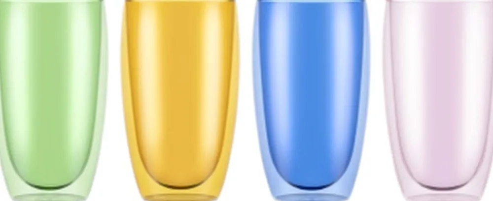 Bodum PAVINA 4 stk. dobbeltvægget glas, 0. 45 l