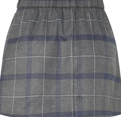 Pieces PCDIANA MW SHORT SKIRT WVN D2D Concrete grey/blue Outlet