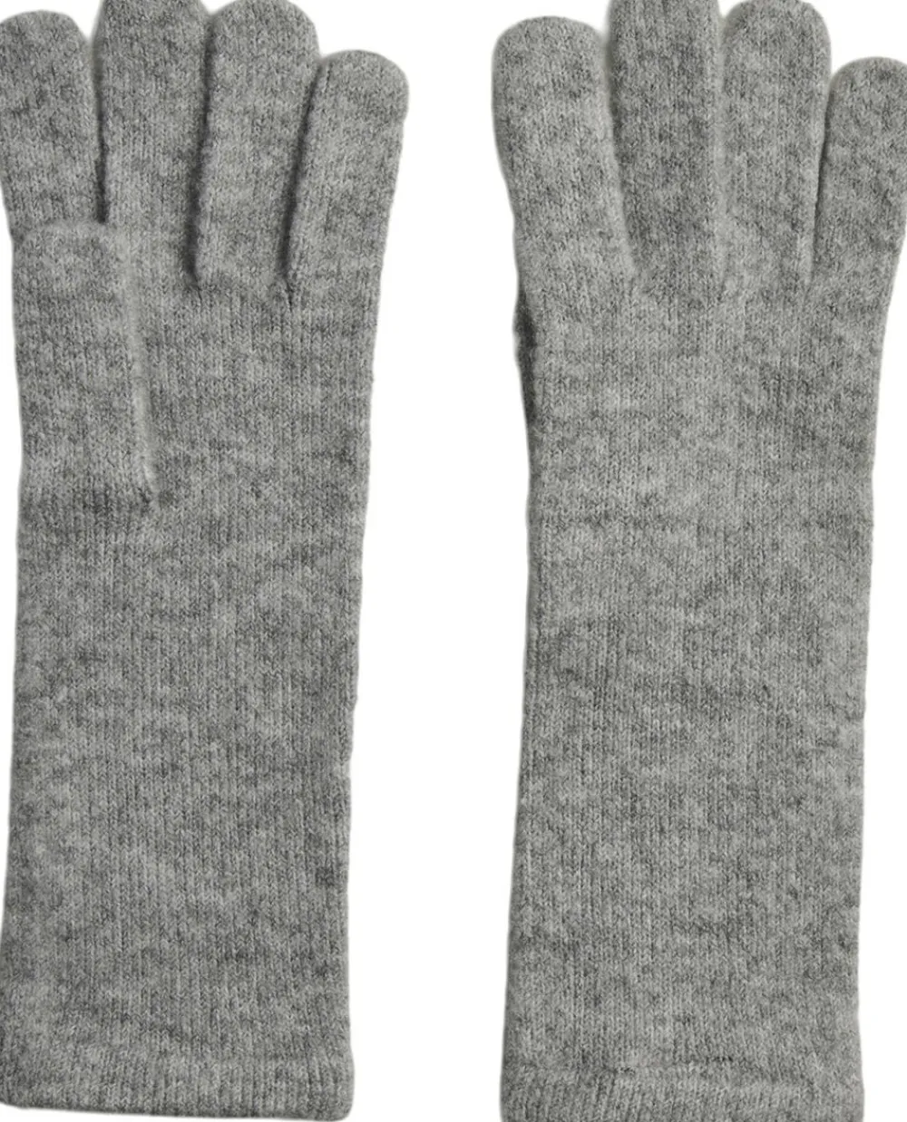 Pieces PCFORTUNA LONG GLOVES BC Medium grey melange New