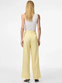 Pieces PCJOLINE HW WIDE PANT WVN D2D French vanilla
