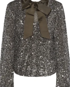 PCKAM LS DEEP BACK BOW TOP BC>Pieces Sale