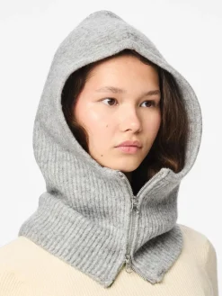 Dame Pieces PCRIMI ZIP BALACLAVA BC