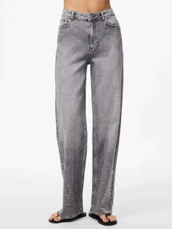 Dame Pieces PCSILKE MW WIDE JEANS MG NOOS BC