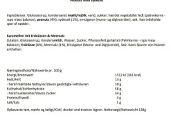 Karamel Kompagniet Peanuts med sydesalt elegance