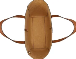 Lauren Ralph Lauren Pebbled Leather Large Cameryn Tote Bag Lauren tan Hot