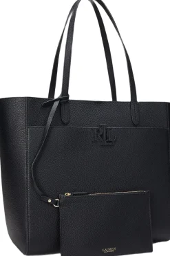 Pebbled Leather Large Cameryn Tote Bag>Lauren Ralph Lauren Sale