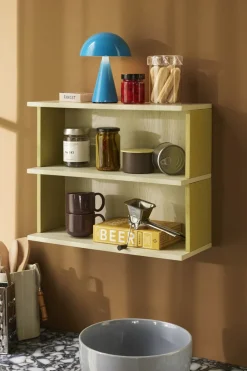 Hübsch Pep Reol Gul/Grå Hot