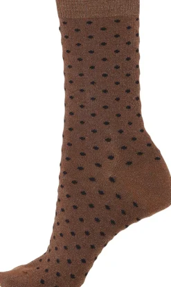 SUI AVA Peppermint Pop Socks Chestnut cocoa Outlet