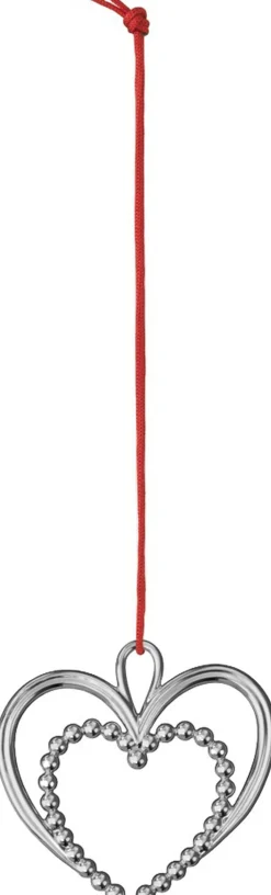 Rosendahl Perle Hjerte H6. 5 forsølvet